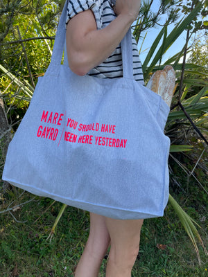 ECO BEACH BAG  |  YOU SHOULD HAVE BEEN HERE YESTERDAY