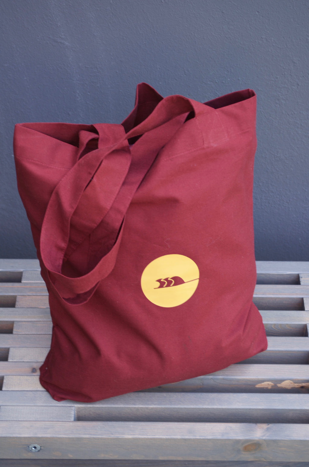 TRE SØSTRE - ECO SHOPPING BAG, FAIR, BORDEAUX, CURRY 