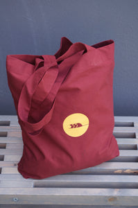 TRE SØSTRE - ECO SHOPPING BAG, FAIR, BORDEAUX, CURRY 